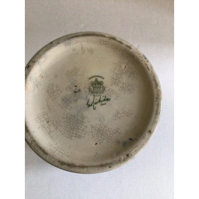 Green 1920s Morrisware Painted Ceramic Vase For Sale - Image 8 of 8