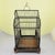 Art Nouveau Black Japanned Metal Bird Cage, Hand-Painted, Circa 1900-1920 For Sale - Image 13 of 16
