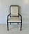 Cream Velvet and Black Lacquered Chairs, Set of 6 For Sale - Image 10 of 13