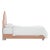 Contemporary Halsted Bed in Pink Champagne Luxe Velvet, Queen For Sale - Image 3 of 7