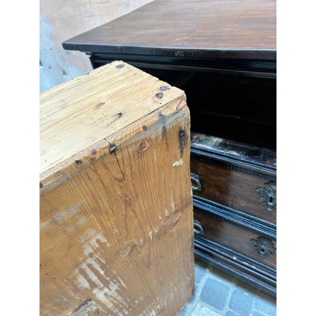 Black Small Chest of Drawers, 17th Century For Sale - Image 8 of 10