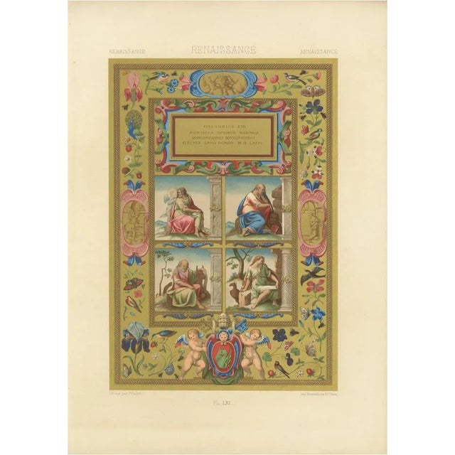 Pralon after Albert Racinet, LXI of L’Ornement Polychrome, 1869, Paper For Sale - Image 10 of 10