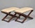 French Early 20th Century French Stools or Benches With New Leather - Pair For Sale - Image 3 of 12