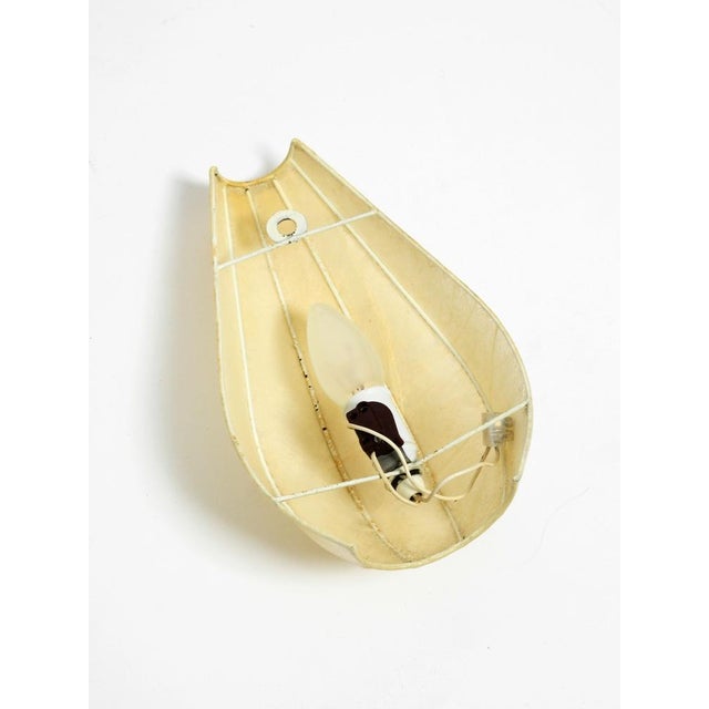 Metal Vintage Cocoon Wall Lamp with Pull Switch, 1960s For Sale - Image 7 of 10