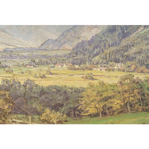 Alpine Scenes, Oil on Canvas, Framed For Sale - Image 15 of 17