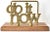 Vintage "Do It Now" Brass and Wood Letter Holder For Sale - Image 4 of 4