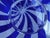Modern Vintage Johnathon Schmuck Signed Cobalt Blue Swirl Art Glass 94 Lid For Sale - Image 3 of 14