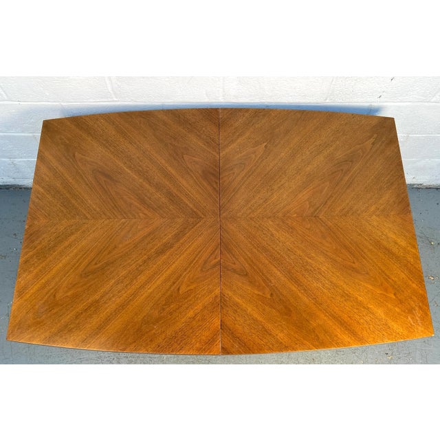 Mid 20th Century Mid-Century Modern Walnut Dining Leaf Table For Sale - Image 5 of 14
