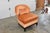 Mid-Century Modern Century Furniture Velvet Peach/Orange Slipper Chair For Sale - Image 3 of 11