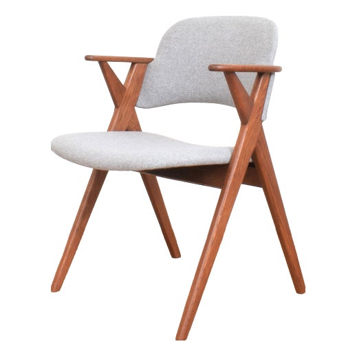Mid-Century Modern Swedish Oak Chair from Broderna Johansson, 1960s For Sale