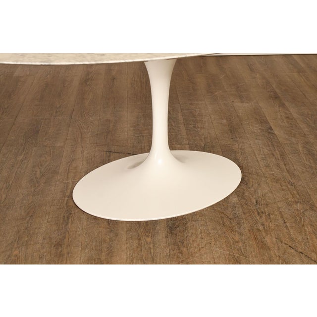 Knoll Knoll Saarinen Oval Marble Dining Table For Sale - Image 4 of 18