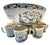 White Late 19th Century Burgess & Leigh Farmers Arms 12" Punch Bowl, 8 cups , God Speed The Plough For Sale - Image 8 of 18