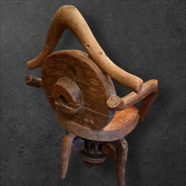 Antique Rustic Armchairs, 1830, Set of 3 For Sale - Image 3 of 6