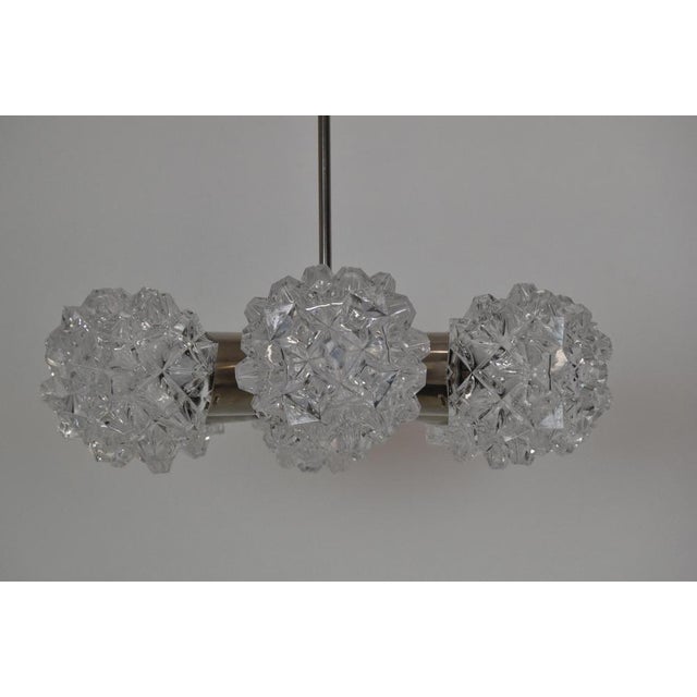 Chandeliers attributed to Kamenicky Senov, 1970s For Sale - Image 4 of 15