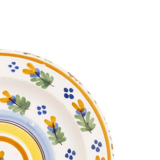 19th Century Earthenware Plate attributed to Fervença For Sale - Image 4 of 6