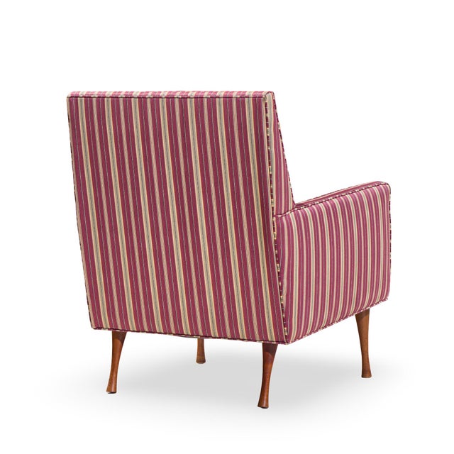 Paul McCobb for Widdicomb Symmetric Group Mid Century Walnut Lounge Chairs - Pair For Sale - Image 10 of 12