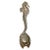 Silver Mid-Century Modern Seahorse Shaped Tasting or Salad Spoon Utensil For Sale - Image 8 of 8