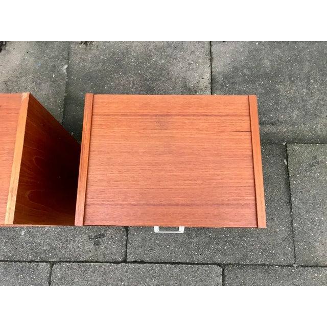 Vintage Danish Teak Nightstands, 1970s, Set of 2 For Sale - Image 4 of 8