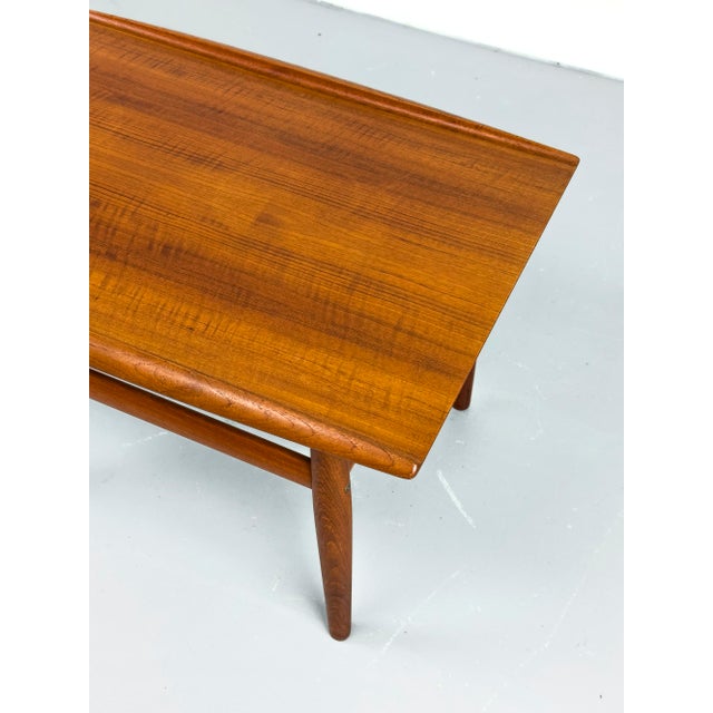 Grete Jalk Teak Coffee Table by Grete Jalk for Glostrup, 1960s For Sale - Image 4 of 16