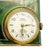 Mid 20th Century German Green Marble German Brass Lighter W/ Watch by Eclydo For Sale - Image 9 of 9