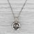 0.83ctw Floating Diamond Halo Pendant Necklace 14k White Gold 18.75" Box Chain For Sale - Image 4 of 9