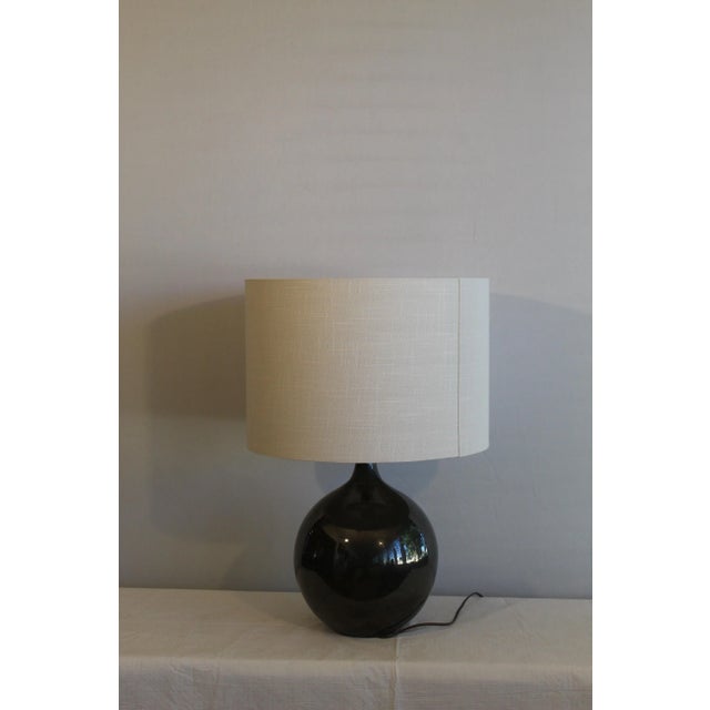 Mid 20th Century Karen Karnes Inspired Ceramic Table Lamp For Sale - Image 4 of 10