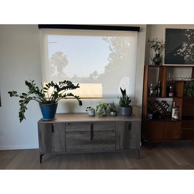 Alf Italia Montecarlo Credenza | Koto Grey High Gloss | Made in Italy | 2019 For Sale - Image 4 of 13