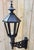 Antique Hexagon Cast Iron Wall Lantern For Sale - Image 4 of 4