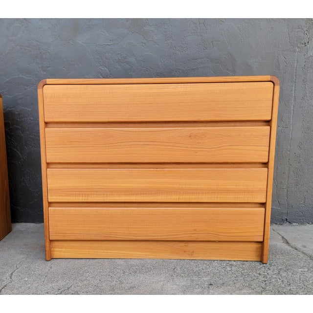 Danish Modern Teak Dressers - A Pair For Sale - Image 12 of 16