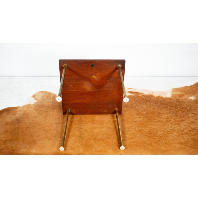 Vintage Danish John Stuart for France & Søn Teak Side Table For Sale - Image 12 of 15