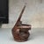 African Antique Hand Carved Cameroonian African Batcham Headdress/Chair For Sale - Image 3 of 12
