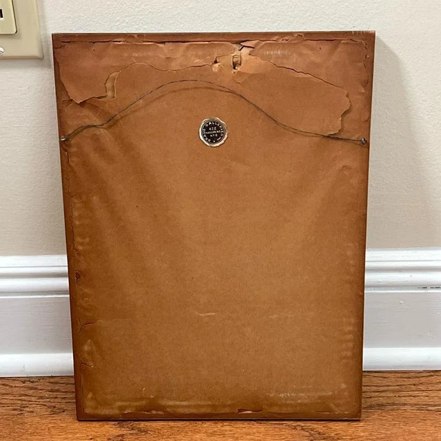 1930s Dennis Morgan Dog Portrait Etching "Sitting Pretty" For Sale - Image 4 of 5