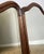 French Triple Folding Dressing Table Mirror in Oak For Sale - Image 3 of 11