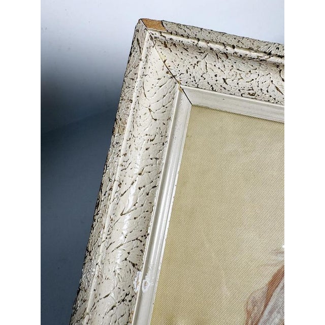 Gold Silk Painting of Horses, France, 1970s For Sale - Image 8 of 10