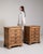 Pair of Oak Chests of Drawers with Brass Hardware, Antique, France, Early 20th Century For Sale - Image 16 of 16