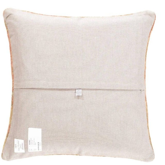 Vintage hand woven Turkish pillow. This is made of wool. Back cotton. Beautiful colors and well made. This pillow features...