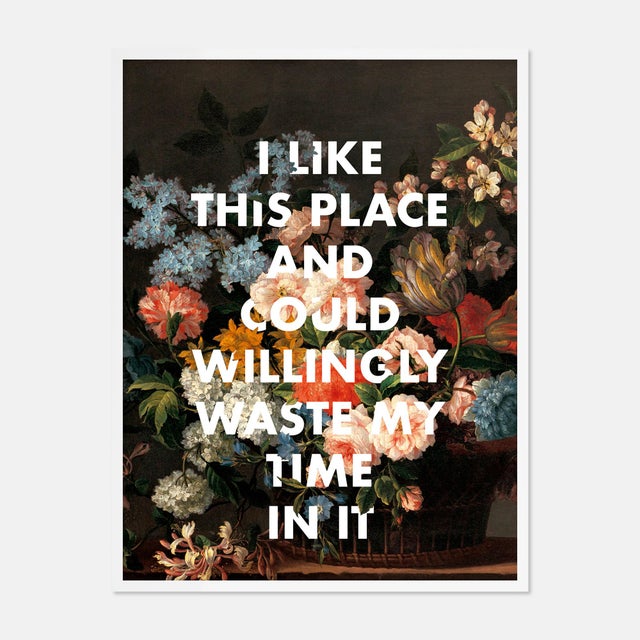 Lara Fowler I Like This Place by Lara Fowler in White Framed Paper, Medium Art Print For Sale - Image 4 of 4