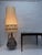 One 1960s floor lamp, single-bulb, E27 socket. The lamp base is from the Aegina series by Hans Welling for Ceramano....