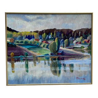 Vibrant Impressionist Oil Painting For Sale