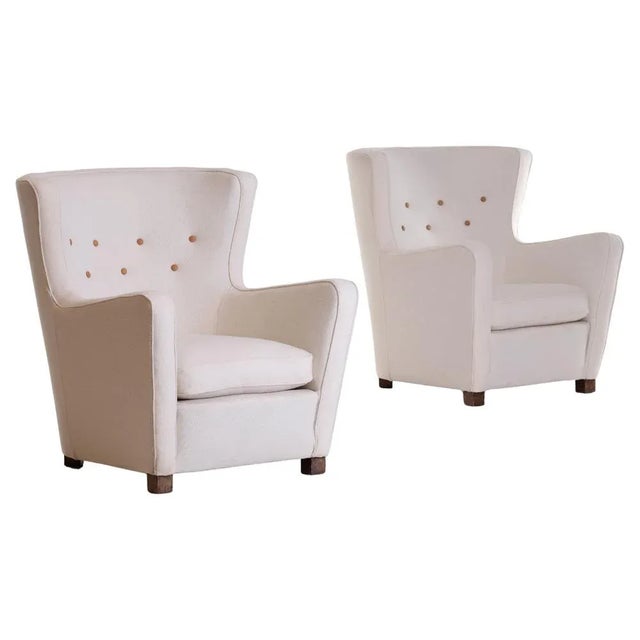 Set of Scandinavian Armchairs, 1930s For Sale - Image 11 of 11