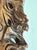 Brown Vintage Balinese Hand-Carved Wood Dragon & Demon Wall Mask For Sale - Image 8 of 10
