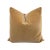 Contemporary Plush 24" Golden Camel Down Filled Mohair Pillow For Sale - Image 3 of 3