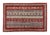 2'11" X 4'10" Small Hand Knotted Geometric Persian Afshari Design Rug (3' X 5') For Sale - Image 11 of 11