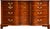 Mid Century Georgian Mahogany Serpentine Dresser With Brass Bail Hardware For Sale - Image 12 of 12