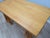 Trestle Beech Writing Desk with Leather Chairs, Italy, 1970s, Set of 3 For Sale - Image 15 of 17
