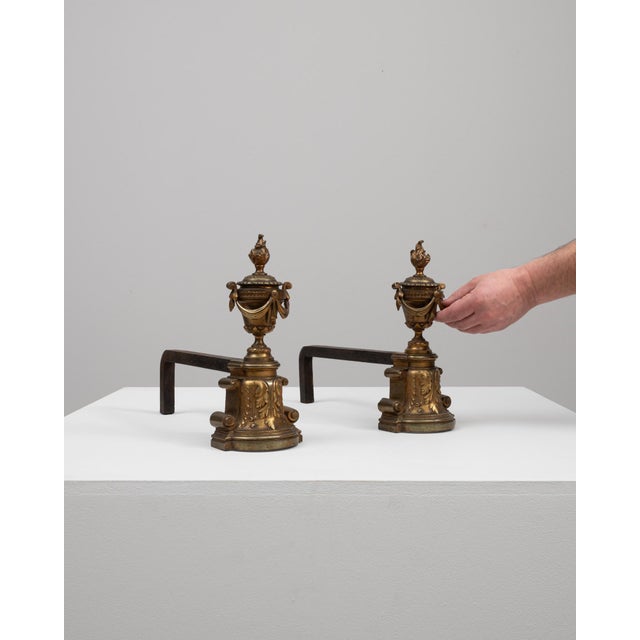 19th Century French Cast Iron Fire Dogs - A Pair For Sale - Image 18 of 18