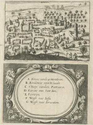 Map of Rama or Ramma Ramallah? In Palestine or the Holy Land, ca.1730