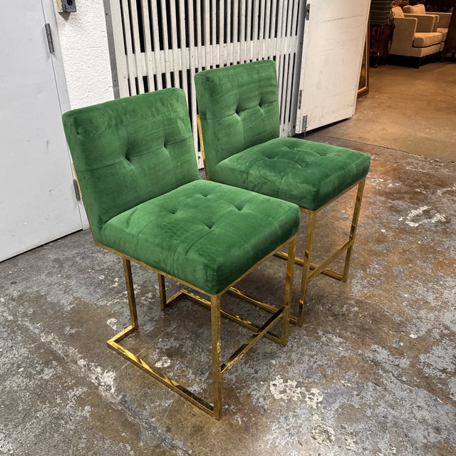Contemporary Modway Privy Counter Stools, Pair For Sale - Image 3 of 12