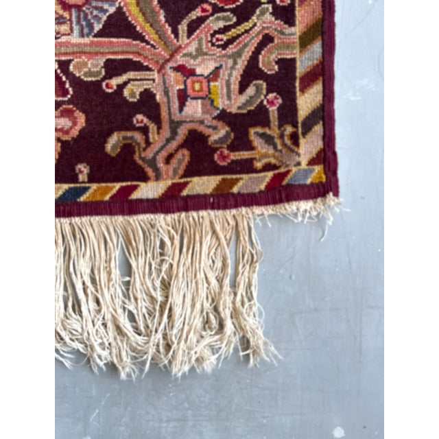 Vintage Bohemian Transylvanian Handwoven Wall Rug, Romania, 1960s For Sale - Image 18 of 18