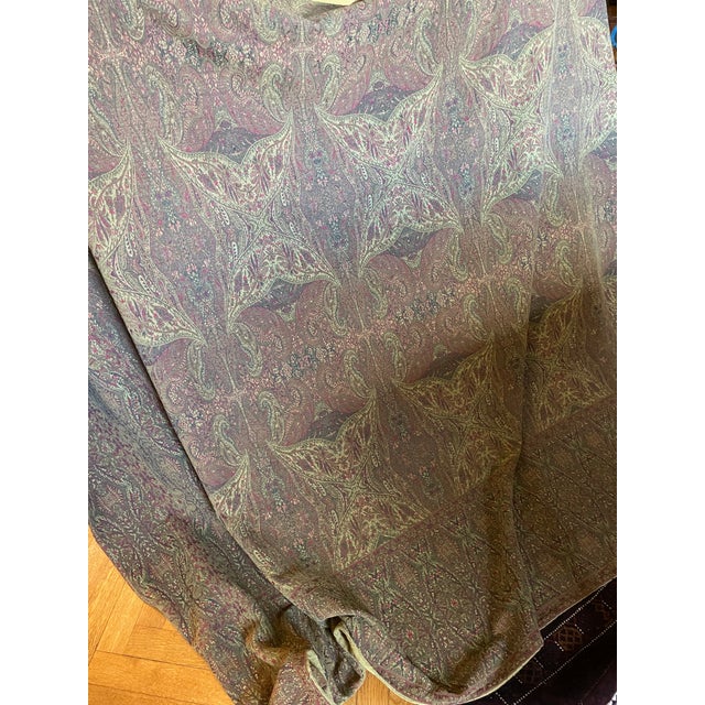 Color Palette & Visual Texture The textile features a moody, deeply saturated pre-war palette perfect for maximalist...